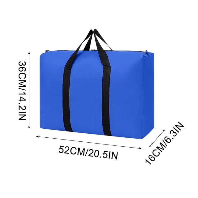 Christmas Tree Storage Bag for Artificial Christmas Tree 21 L x 14 W x 6.5 H in Heavy-Duty Tear-Resistant Polyester and PVC with Full-Length Double Zipper