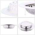 thumbnail image 2 of 4.5" Sink Strainer with Handle, Bangcool 2Pcs Removable Stainless Steel Wide Rim Sink Drain Cover Catcher for Kitchen Garbage Disposal, 2 of 6