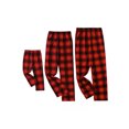 thumbnail image 1 of LUXUR Ladies Elastic Waist Trousers Comfy Home Lounge Pant Red Child 8-9Y, 1 of 8