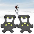 thumbnail image 1 of Shoe Spikes For Snow And Ice, TPE Ice Cleats Spikes Shoes with 10 Teeth For Hiking Climbing, 1 of 7