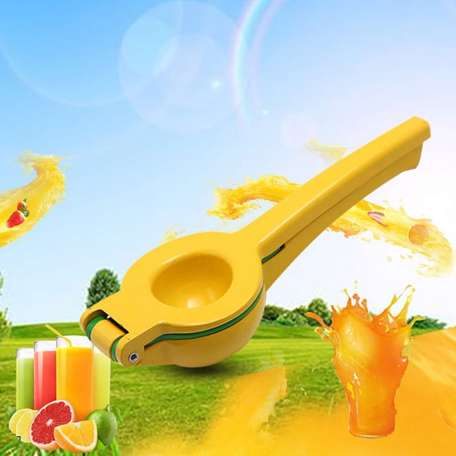Simple Craft 2-In-1 Lemon Squeezer - Easy To Use Manual Juicer Hand Press - Lemon Juicer & Lime Squeezer Extracts Juices in Seconds