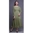thumbnail image 2 of Bimba Robe Maxi à Volants Longue Bohème Renaissance en Coton à Smocks pour Femme - Medium, 2 of 5