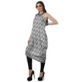thumbnail image 4 of Moomaya Robe Kurti Sans Manches à une Épaule Imprimée pour Femmes, Vêtement de Créateur Boho pour Fête, 4 of 7