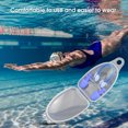 thumbnail image 2 of 1 Set Portable Ear Plugs Waterproof Comfortable Flexible Nose Clip Earplugs Set for Swimming, 2 of 7