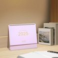 thumbnail image 4 of Meitianfacai 2025 Mini Desk Calendar Mini Standing Calendar 2025 Flip Calendar For Desk 2025 Standing Flip Desktop Calendar Desk Calendar Planner Office Calendar For Home, Pink, 4 of 6