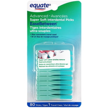 Equate Advanced Super Soft, Ease Between Interdental Picks, 80ct