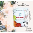 thumbnail image 5 of Darling Souvenir Blue Birthday Invitation Card Printable Fill or Write In Blank Invites Party Supplies Pack Of 28 5 x 7 Inches, 5 of 5