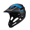 thumbnail image 1 of Almencla Full Face Bike Helmet Hat Downhill Protective Helmets Cycling Helmet black blue, 1 of 8
