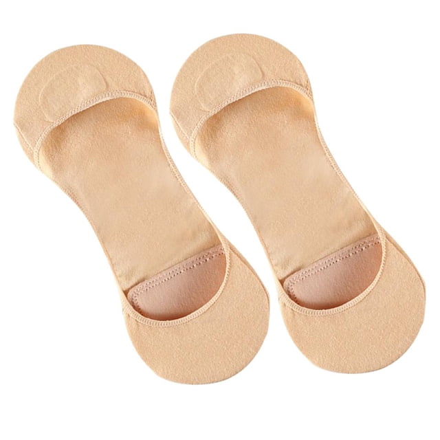 lionlar Womens Low Cut No Show Liner Invisible Stretchy Solid Causal Boat Socks Flesh