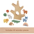 thumbnail image 2 of Fisher-Price Wooden Balance Tree Preschool Stacking Activity Toy, 10 Wood Pieces - Walmart Exclusive, 2 of 6