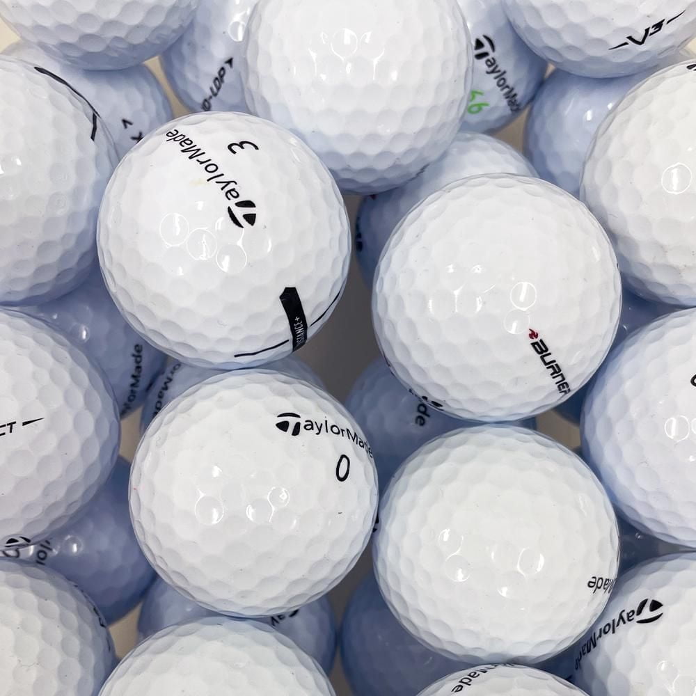 Mulligan - 48 Taylormade Mix 5A Recycled Used Golf Balls, White