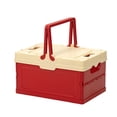 thumbnail image 2 of Folding Storage Box for Car Trunk, Camping, and Home Organization – Small Plastic Stackable Container for Clothes, Toys, Books, Picnic Supplies, 2 of 6