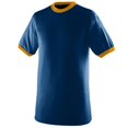 thumbnail image 1 of T-Shirt à Col Contrastant TG Bleu Marine/or, 1 of 1
