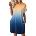 thumbnail image 4 of TJAZFJPA Robe de Maternité d'Automne pour Femmes Robe T-Shirt Douce à Manches Courtes Robe Tunique d'Été Décontractée Robe Imprimée Ample avec Poches Robe de Maternité Grande Taille Robe T-Shirt, 4 of 7