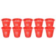 thumbnail image 1 of Plant Mesh Cup, 10PCS Plastic Planting Basket  For Hydroponic For Garden Red, 1 of 8