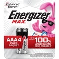 thumbnail image 1 of Energizer Piles AAA MAX (Lot de 4), Piles Alcalines AAA, 1 of 5