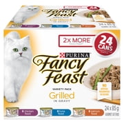 Fancy Feast Grilled Variety Pack, Wet Cat Food 24 X 85g