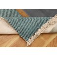 thumbnail image 4 of Casavani Handblock Printed Blue Cotton Rug Square Dining Room Carpets Home Decor Kilim 7x7 feet, 4 of 6