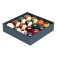 thumbnail image 1 of S SERENABLE 16Pcs Billiard Balls 57.2mm Pool Table Balls for Club Tournament Game Rooms, 1 of 9