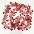 thumbnail image 1 of LSLJS Valentine's Day Heart-shaped Metal Wire Wreath Twisted Shiny Ceiling Decoration, Home Accessories, 1 of 5