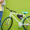 thumbnail image 2 of Cycling Front Bag Reflective Strip Bike Bag Triangle Bike Bag Bike Pouch for Outdoor, 2 of 9