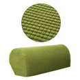 thumbnail image 3 of Set of 2 Premium Stretch Armrest Covers Slipcovers Fits for Sofa Arms Green, 3 of 7