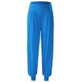 thumbnail image 5 of Dealovy Yoga Pants Womens High Waisted Belly Control Workout Running Sweatpants Solid Color Jogger Trousers, 5 of 5