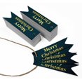 thumbnail image 3 of Inkdotpot Real Gold Foil Merry Christmas Tags Favor Hang Paper Tags 50 Pieces, 3 of 6