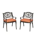 thumbnail image 3 of Homestyles Sanibel Fonte d'Aluminium 5Pc Salle à Manger Extérieure avec des Chaises de Bras en Bronze, 3 of 4