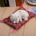 thumbnail image 3 of Noref Simulation Cat Toy, Plush& Cloth Material Simulation Cat, Christmas Gifts Good Gift For Kids Simulation Sleeping Cat Fine Decoration At Home, 3 of 8