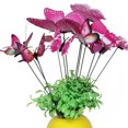 thumbnail image 1 of RXIRUCGD Plunger Simulation Butterfly Flower Pot Vase Gardening Bonsai Green Plant Decora, 1 of 3