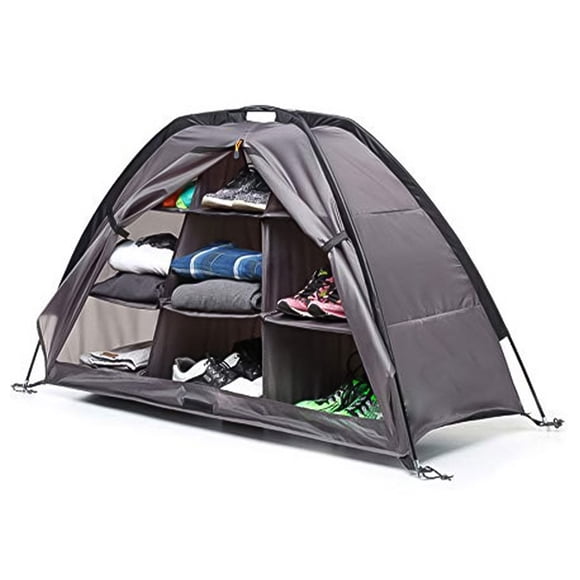 Mosiee Organiseur à 9 Tablettes Pliable Organiseur pour VR Accessoire de Camping Léger Tissu Respirant Résistant Planche Épaissie Support