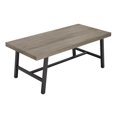 thumbnail image 1 of 71 Inch Modern Farmhouse Rectangular Dining Table, Adjustable Feet, Seats 6 to 8, Ideal for Kitchen Dining Living Room, Black Wood Color Brown Grey, 1 of 9