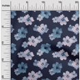 thumbnail image 2 of oneOone Rayon Sky Blue Fabric Floral & Sewing Craft Projects Fabric Prints By Yard 56 Inch Wide, 2 of 5