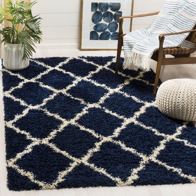 Safavieh Dallas Logan Tapis Géométrique Shag