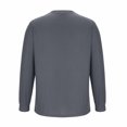 thumbnail image 3 of AherBiu Chandails à Manches Longues pour Hommes Col Ras du Cou Coupe Décontractée Hauts Automne Hiver Décontractés Amples Légers Chandail, 3 of 5