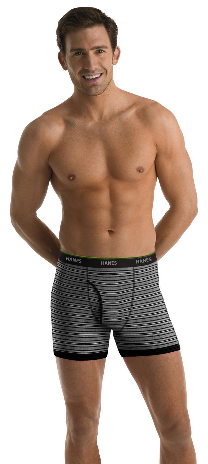 Hanes Men's Ringer Boxer Brief