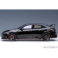 thumbnail image 3 of 2021 Honda Civic Type R (FK8) RHD (Right Hand Drive) Crystal Black Pearl 1/18 Model Car by Autoart, 3 of 11