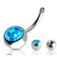 thumbnail image 4 of 15 Pcs 14G Belly Button Rings Belly Rings for unisex Belly Piercing Jewelry, 4 of 4