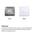 thumbnail image 4 of Unique Bargains Acrylic Flat Back Rhinestones Square Artificial Gemstone for Crafts Face Painting Jewelry Making Gray, 4 of 5