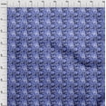 thumbnail image 4 of oneOone Velvet Medium Blue Fabric Butterflies Sewing Craft Projects Fabric Prints By Yard 58 Inch Wide, 4 of 4