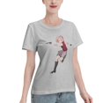 thumbnail image 2 of Women's Basic Short Sleeve T-Shirt Naruto Sakura, 2 of 6