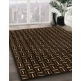 thumbnail image 2 of Ahgly Company Indoor Square Abstract Reddish Brown Oriental Area Rugs, 7' Square, 2 of 6
