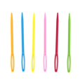 thumbnail image 4 of QJUHUNG plastic needles 40pcs Plastic Large Eye Sewing Needles Safety Weaving Tools for Kids Crochet Darning Sewing Handmade Crafts ( Needle   Random), 4 of 6