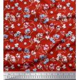 thumbnail image 1 of Soimoi Rayon Fabric Artistic Floral Print Fabric by Yard 42 Inch Wide, 1 of 5