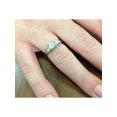 thumbnail image 4 of 1ct Three Stone Princess Cut Diamond Engagement Ring 14K White Gold, 4 of 4