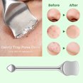 thumbnail image 4 of Soins de Beauté Grande Économie! Aqestyerly Trousse de Beauté 10 Pcs Spatule de Beauté Outil de Nettoyage des Pores en Acier Inoxydable Grattoir Ensemble pour Enlever les Points Noirs avec 1 Boîte de Rangement HWRETIE HWRETIE, 4 of 8
