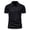 Black, variant on Pisexur Men's Short Sleeve Cotton Pique Polo Shirt in Slim Fit, Summer Print Golf Polos Top Casual Performance Moisture Wicking Bowling Shirts