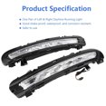thumbnail image 4 of Led Daylight  1 Pair Car Daytime Running Light DRL LED Daylight Fog Lamp For   11-12, 4 of 8