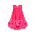 thumbnail image 1 of Robe Fille Rose Rouge Dentelle Sans Manches Lot de 2 Sac Bandoulière 5 Ans, 1 of 1